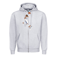 Heather Grey russell westbrook dunk Zipper Hoodie - tuanDangUi
