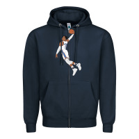 Navy russell westbrook dunk Zipper Hoodie - tuanDangUi