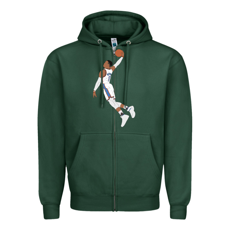 Russell Westbrook Dunk Zipper Hoodie by tuanDangUi | Teevron