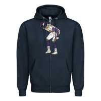 Navy randy moss mooning celebration Zipper Hoodie - tuanDangUi