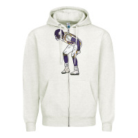 Oatmeal Heather randy moss mooning celebration Zipper Hoodie - tuanDangUi