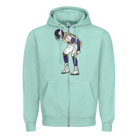 Seafoam randy moss mooning celebration Zipper Hoodie - tuanDangUi