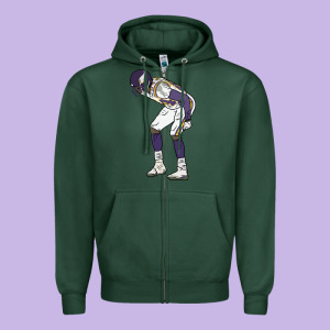 Randy Moss Mooning Celebration Zipper Hoodie Designed By Tuandangui