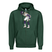 Sports Green randy moss mooning celebration Zipper Hoodie - tuanDangUi