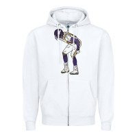 White randy moss mooning celebration Zipper Hoodie - tuanDangUi