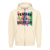 Sandshell Teacher of a warrior Zipper Hoodie - CowhideDigitalArt