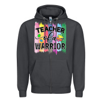 Smoke Teacher of a warrior Zipper Hoodie - CowhideDigitalArt