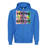 True Royal Teacher of a warrior Zipper Hoodie - CowhideDigitalArt