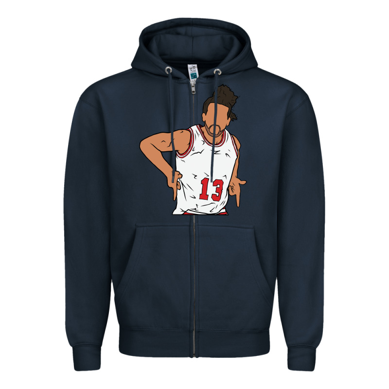 Joakim Noah Holster Celebration Zipper Hoodie by tuanDangUi | Teevron