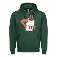 Sports Green joakim noah holster celebration Zipper Hoodie - tuanDangUi
