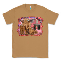 Toasted Coconut valentines day mama cow and baby cows Classic Tee - RanaPortraitStore