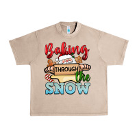 French Oak Baking through the snow Urban Heavy Tee - NancyCooperArtShop