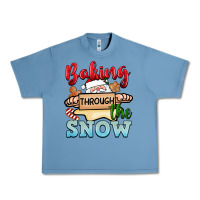 Pebble Blue Baking through the snow Urban Heavy Tee - NancyCooperArtShop