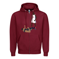 Burgundy sekou doumbouya over tristan thompson Zipper Hoodie - tuanDangUi