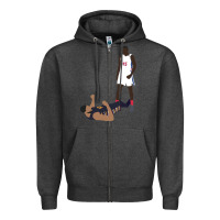Charcoal Heather sekou doumbouya over tristan thompson Zipper Hoodie - tuanDangUi