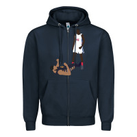Navy sekou doumbouya over tristan thompson Zipper Hoodie - tuanDangUi