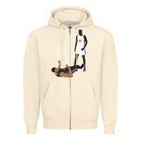 Sandshell sekou doumbouya over tristan thompson Zipper Hoodie - tuanDangUi