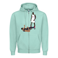 Seafoam sekou doumbouya over tristan thompson Zipper Hoodie - tuanDangUi