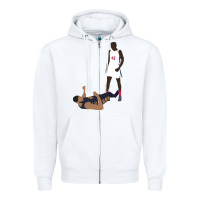 White sekou doumbouya over tristan thompson Zipper Hoodie - tuanDangUi