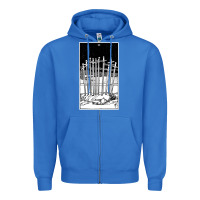 True Royal ten of swords   x of swords   tarot card   major arcana   fortune tell Zipper Hoodie - tuanDangUi