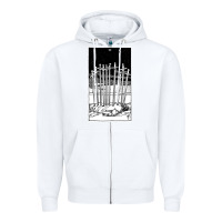 White ten of swords   x of swords   tarot card   major arcana   fortune tell Zipper Hoodie - tuanDangUi