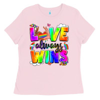 Love Always Wins Ladies Tee | Teevron