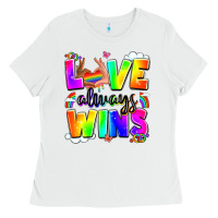 White love always wins Ladies Tee - LillyAllenDesigns