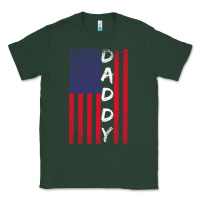 Sports Green Daddy American Flag Classic Tee - Bettercallsaul