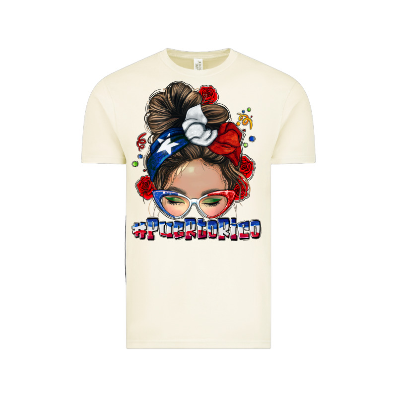 Puerto Rico Messy Bun Vintage Tee by NancyCooperArtShop | Teevron