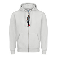 Dove Grey kyrie irving pointing up Zipper Hoodie - tuanDangUi