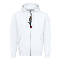White kyrie irving pointing up Zipper Hoodie - tuanDangUi