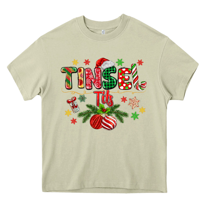 Tinsel Tits Heavy Core Tee by MaliasSmallBusiness | Teevron