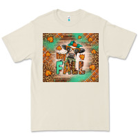 Bone Western Hay Fall Cow Premium Tee - LillyAllenDesigns