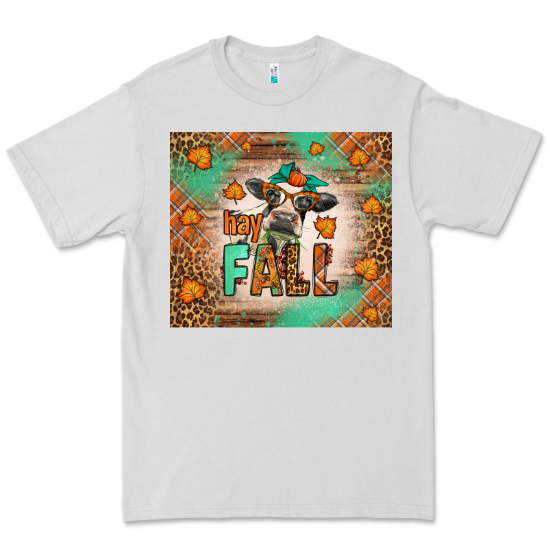 Western Hay Fall Cow Premium Tee by LillyAllenDesigns | Teevron