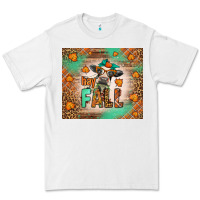 White Western Hay Fall Cow Premium Tee - LillyAllenDesigns