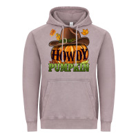 Vintage Zinc Howdy pumpkin Vintage Hoodie - NancyCooperArtShop