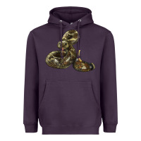Plum Rattlesnake Heavyweight Hoodie - LillyAllenDesigns