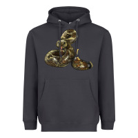 Smoke Rattlesnake Heavyweight Hoodie - LillyAllenDesigns
