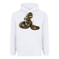 White Rattlesnake Heavyweight Hoodie - LillyAllenDesigns