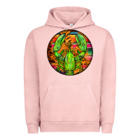 Pigment Salmon lobster Urban Hoodie - BarkalooDesign