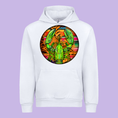 Lobster Urban Hoodie Designed By Barkaloodesign