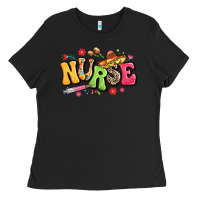 Black mexican spanish nurse Ladies Tee - LillyAllenDesigns