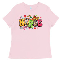 Bubblegum Pink mexican spanish nurse Ladies Tee - LillyAllenDesigns