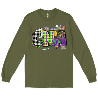 Army Green cna mardi gras certified nursing assistant Long Sleeve Tee - CowGirlArtShop