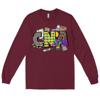 Burgundy cna mardi gras certified nursing assistant Long Sleeve Tee - CowGirlArtShop