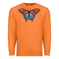 Carrot Patriotic American Butterfly Premium Sweatshirt - LillyAllenDesigns