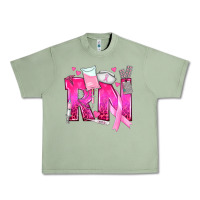 Oil Green Breast Cancer RN Registered Nurse Urban Heavy Tee - texasbilliewilder