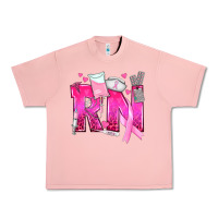 Salmon Breast Cancer RN Registered Nurse Urban Heavy Tee - texasbilliewilder