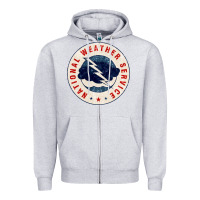 Heather Grey national weather service nws Zipper Hoodie - tuanDangUi