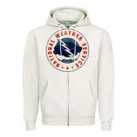 Oatmeal Heather national weather service nws Zipper Hoodie - tuanDangUi